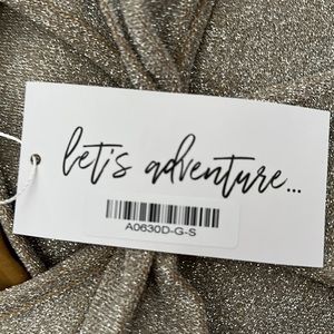 12th Tribe | Dresses | 2th Tribe Josefine Silver Shimmer Cutout Dress